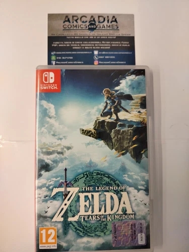 The Legend Of Zelda Tears Of the Kingdom Switch Nintendo Triangolo Blu
